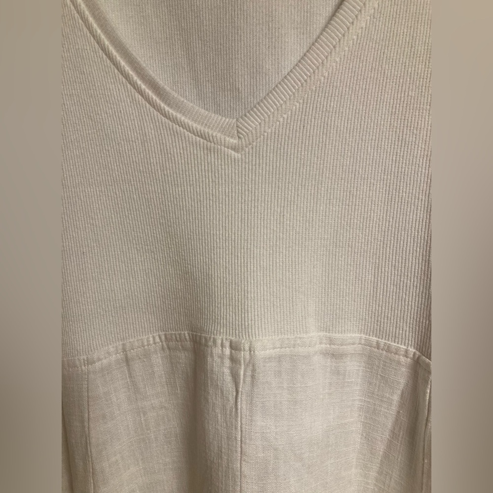 NWOT linen-blend dress - Picture 3 of 6